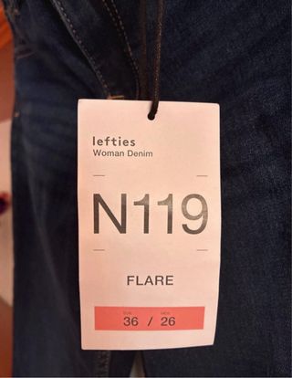 Pantalón Lefties Tiro Bajo Talla 36