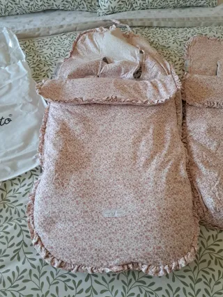 Conjunto Funda silla paseo + Funda cuco + Bolso