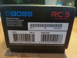 BOSS RC-3 Loop Station Pedal Guitarra
