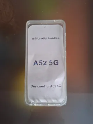 Funda Doble Samsung A52 5G Transparente