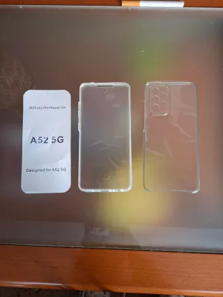 Funda Doble Samsung A52 5G Transparente