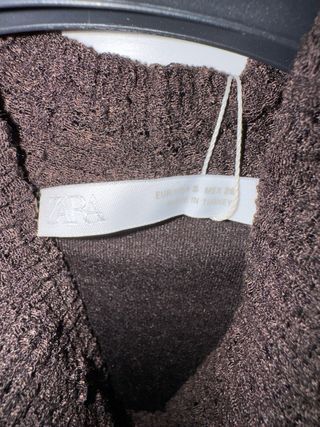 Vestido S Zara Negro