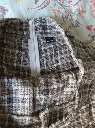 Falda pantalón y mini falda cuadros