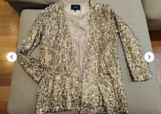 Chaqueta fiesta HAKEI lentejuelas M