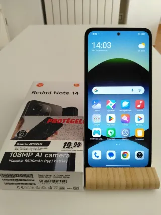 Xiaomi Redmi Note 14 Azul 8GB 256GB