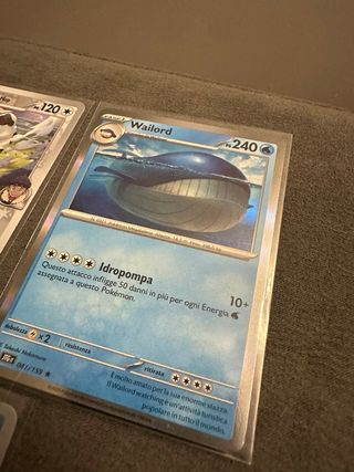 Lotto 5 carte Pokémon: Noivern, Wailord, etc.
