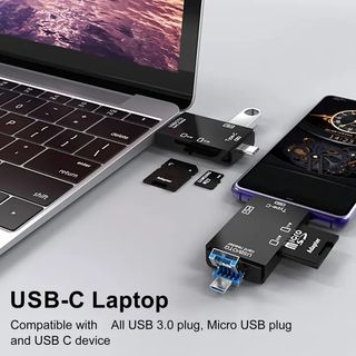Lector USB C,Micro USB,USB,Tarjetas SD,Micro SD...