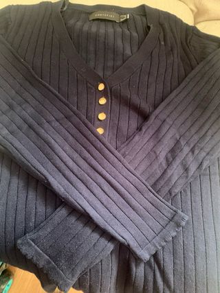 Jersey Cortefiel Azul Marino Talla S