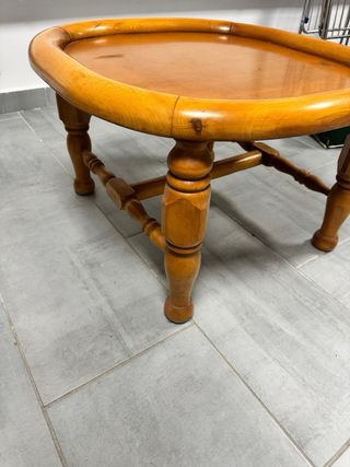 Tavolo da centro in legno massello stile classico