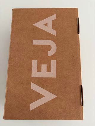 Zapatillas Veja Campo Talla 38 Blancas Naranja