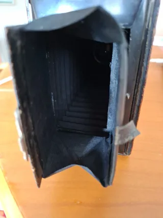 Cámara antigua fuelle Compur