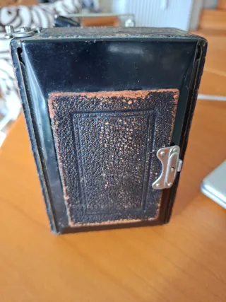 Cámara antigua fuelle Compur