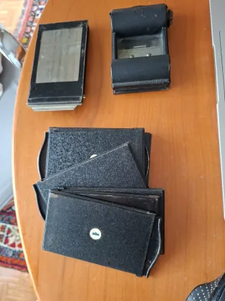 Cámara antigua fuelle Compur