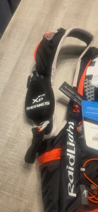 Mochila Raidlight Trail Running Negra Naranja