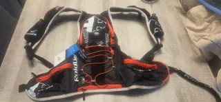 Mochila Raidlight Trail Running Negra Naranja