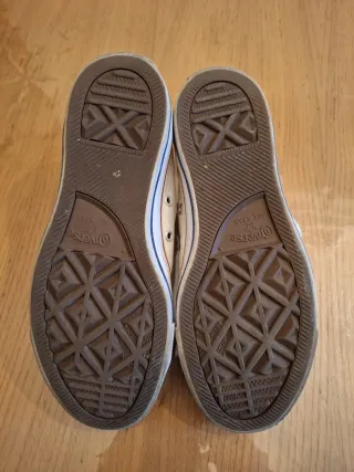 Converse donna bianche alte