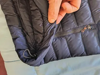 Chaleco acolchado hombre negro