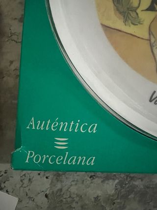 Plato decorativo Van Gogh Los Girasoles