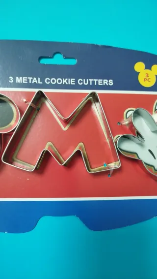 Set 3 Moldes galletas Mickey Mouse Disney
