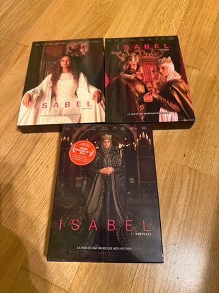 Serie Isabel DVD Temporadas 1-2-3 sin usar