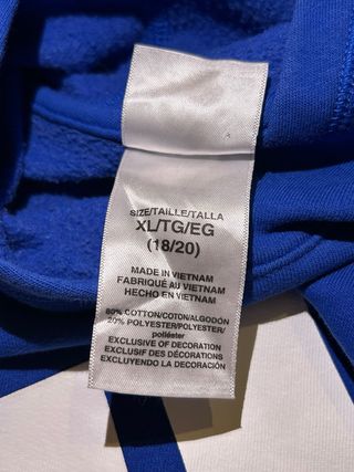 Sudadera Adidas Azul Royal 3 Rayas