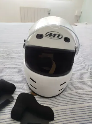 Casco Karting MT SA2010 Talla S Blanco