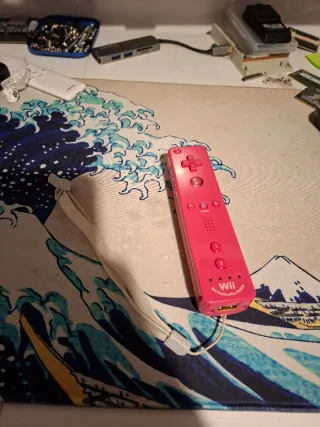 Mando Wii Motion Plus Rosa