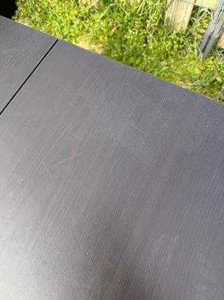 Mesa extensible IKEA marrón