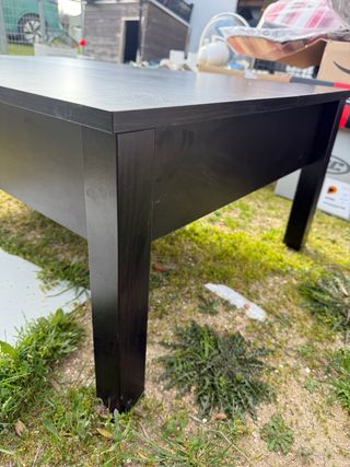 Mesa extensible IKEA marrón