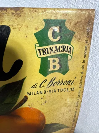 Insegna Gelati Albicocca Trinacria Borroni