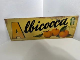 Insegna Gelati Albicocca Trinacria Borroni