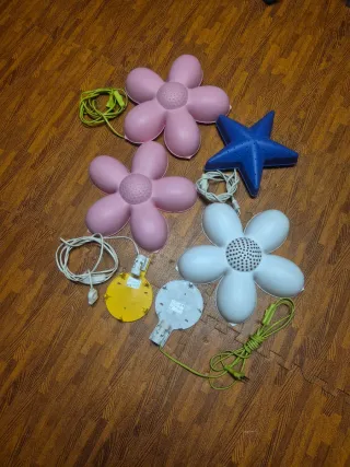 Lámparas Infantiles Ikea Flor y Estrella