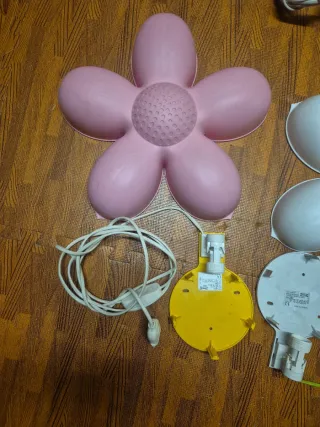 Lámparas Infantiles Ikea Flor y Estrella