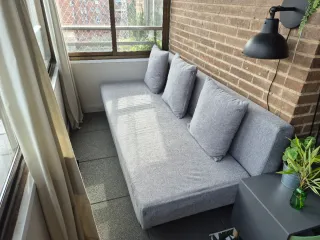 Divano letto Ikea Àlvdalen grigio