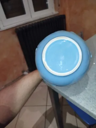 Vaso decorativo blu mare