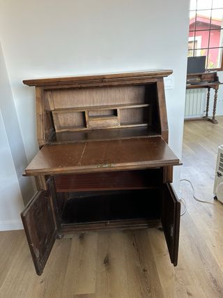 Escritorio Secreter Madera Estilo Castellano