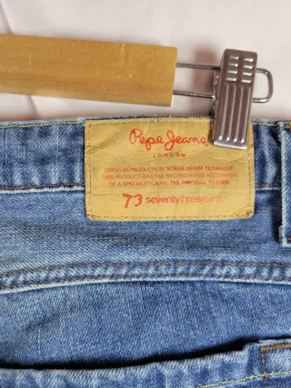 Vaqueros Pepe Jeans Mujer W34 L32 Estilo Campana