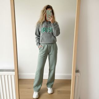 Sudadera Champion IRISH Gris ajustada