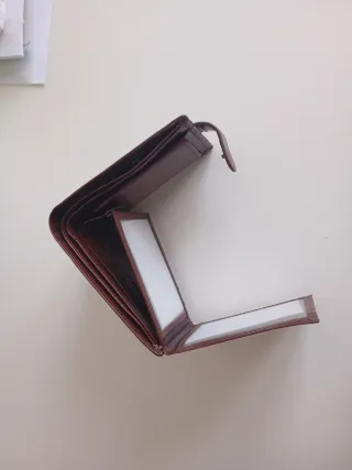 Cartera DEARPOLAR hombre piel marrón