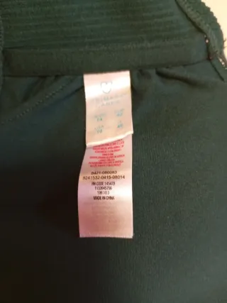 Top Bikinis Primark Negro y Verde