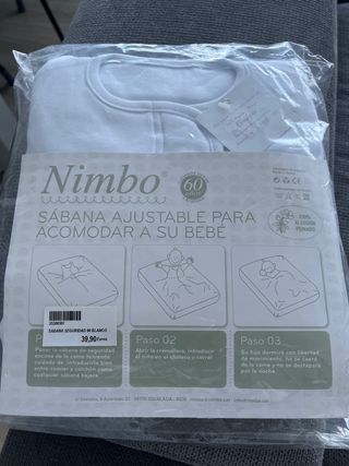 Sábana ajustable para bebé Nimbo