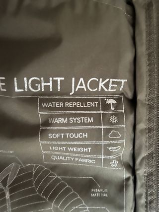 Cazadora acolchada hombre Celio verde talla L