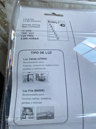 3 Bombillas Bajo Consumo Merlux