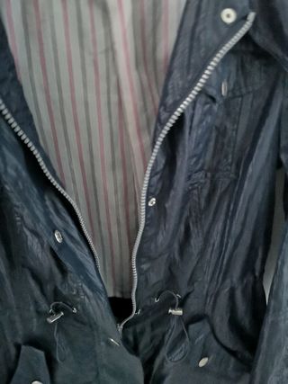 Parka Porqué! azul entretiempo