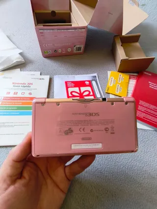 Nintendo 3DS Rosa Completa