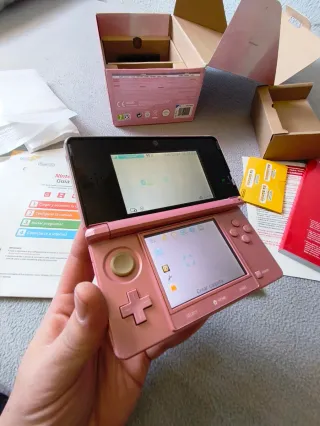 Nintendo 3DS Rosa Completa