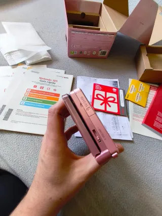 Nintendo 3DS Rosa Completa
