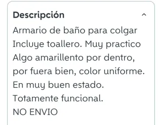 ARMARIO BAÑO CON TOALLERO