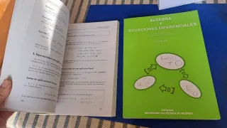 Álgebra y ecuaciones diferenciales Tomos I y II