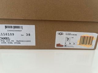 Botas UGG Classic Ultra Mini Camel Talla 38